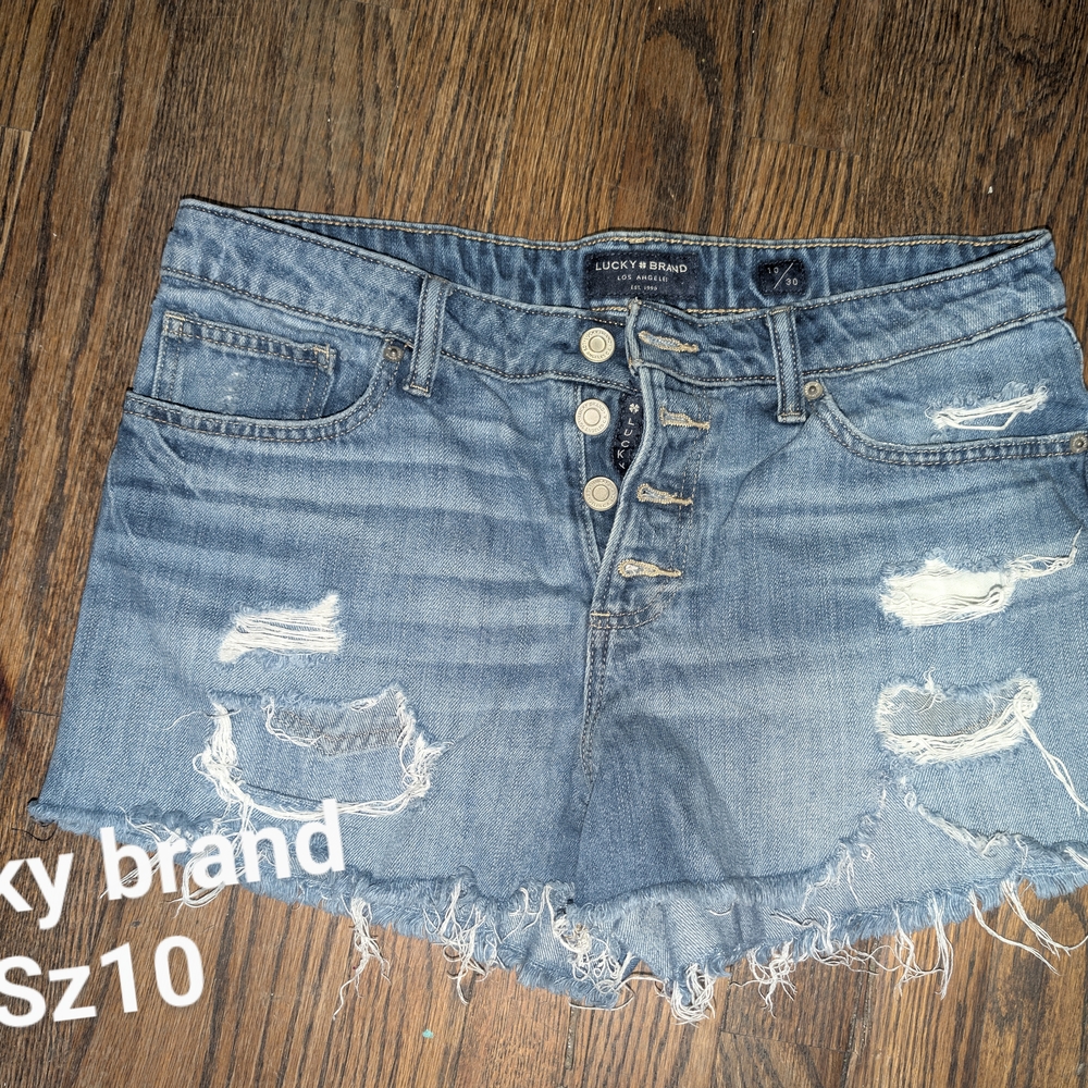 Lucky Brand Distressed Denim Shorts